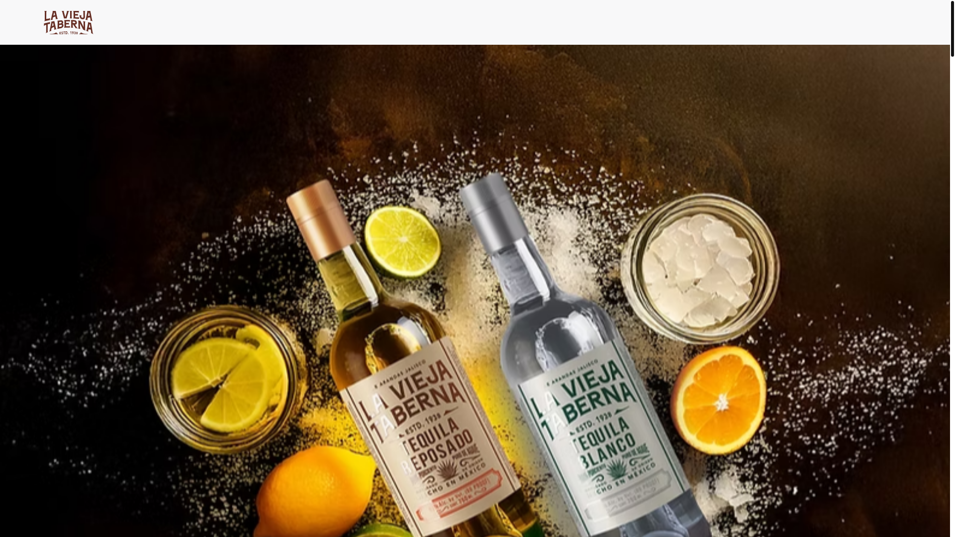 website screenshot of https://tequilaviejataberna.com/