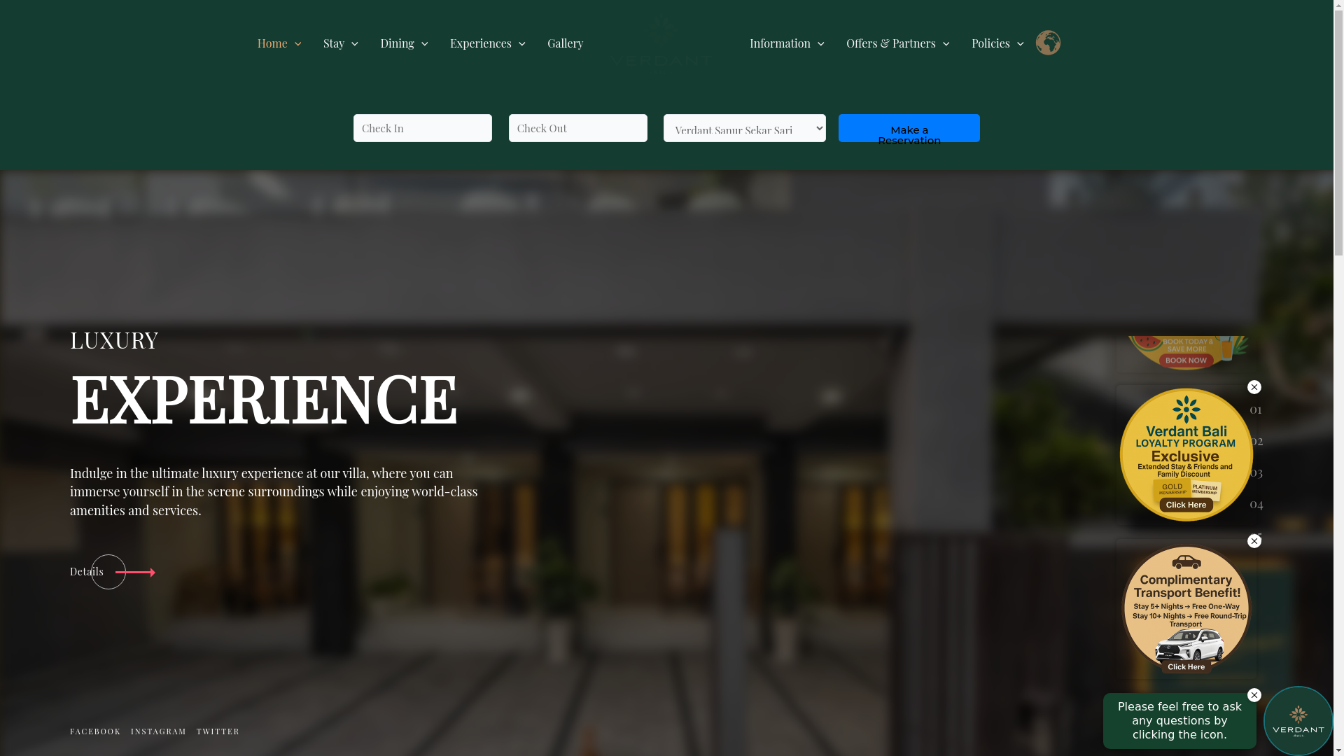 website screenshot of https://lunarabali.com/