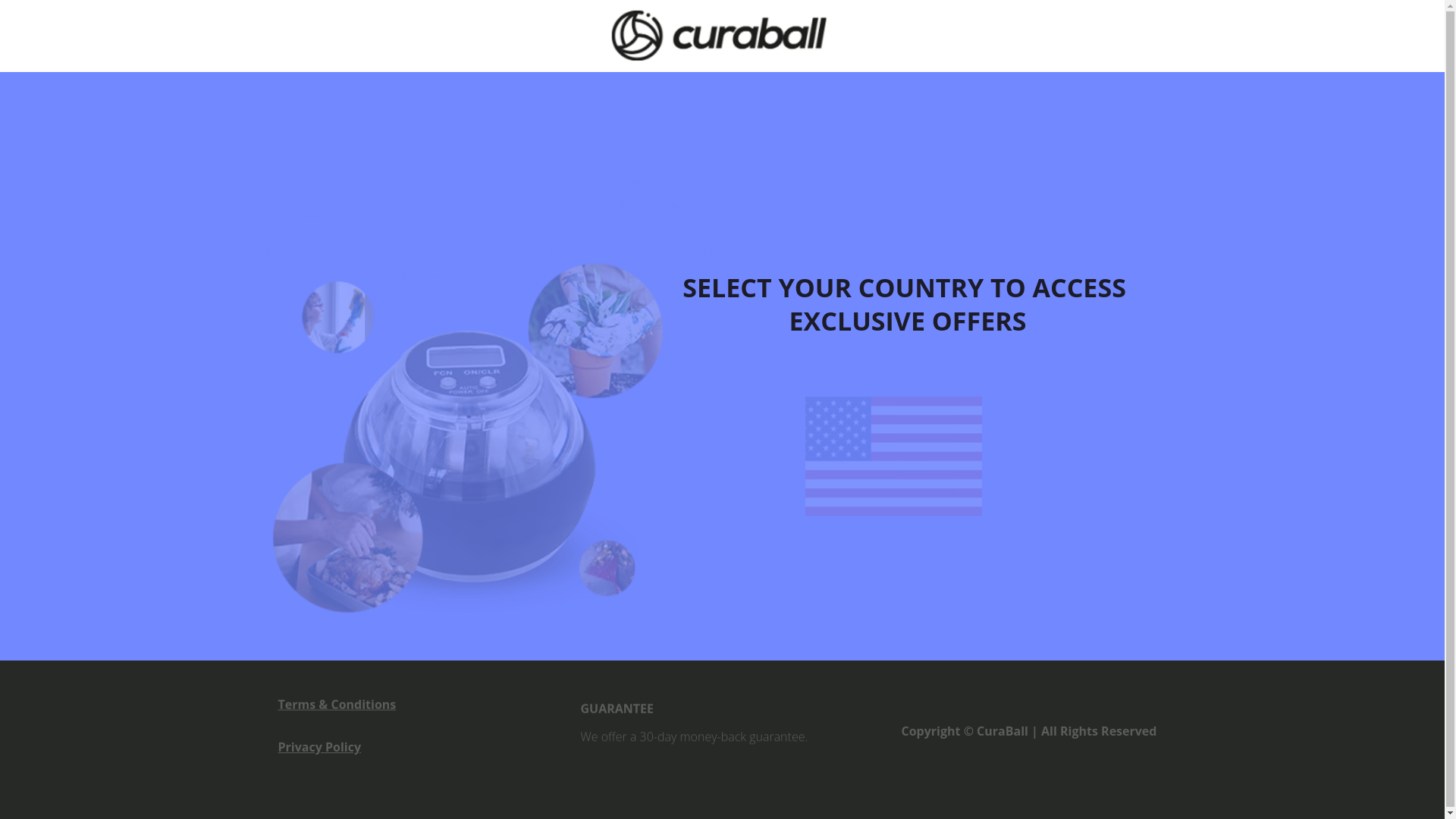 website screenshot of https://getcuraball-us.shop/