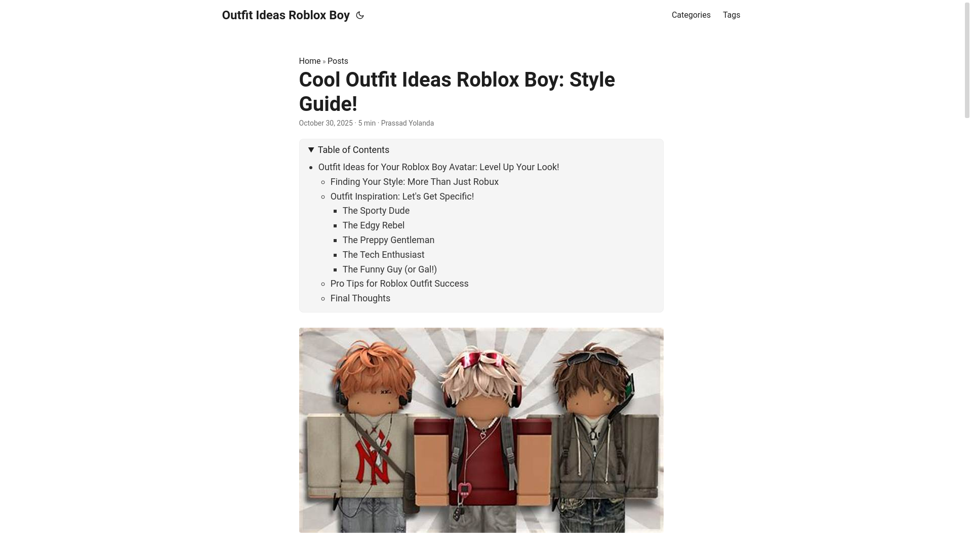website screenshot of https://outfit-ideas-roblox-boy.pages.dev/