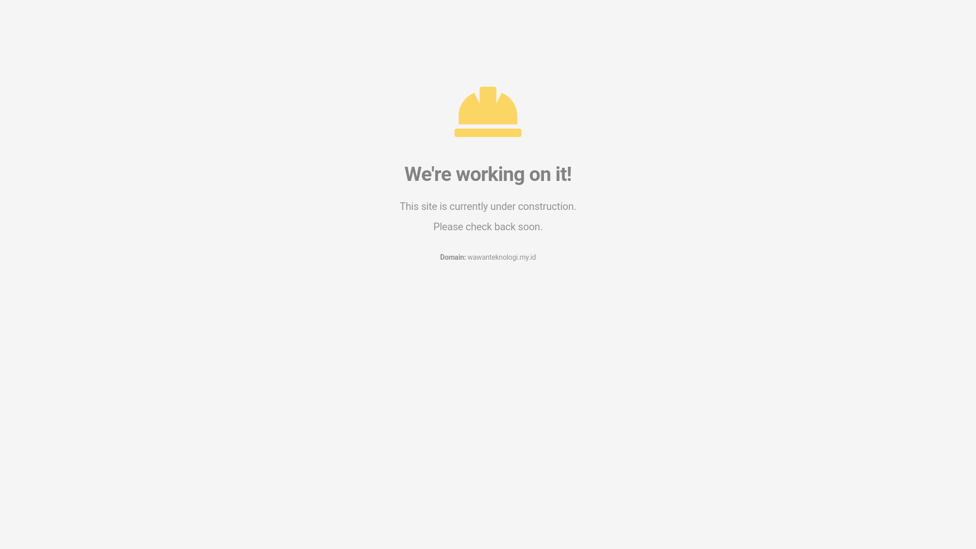 website screenshot of https://wawanteknologi.my.id/
