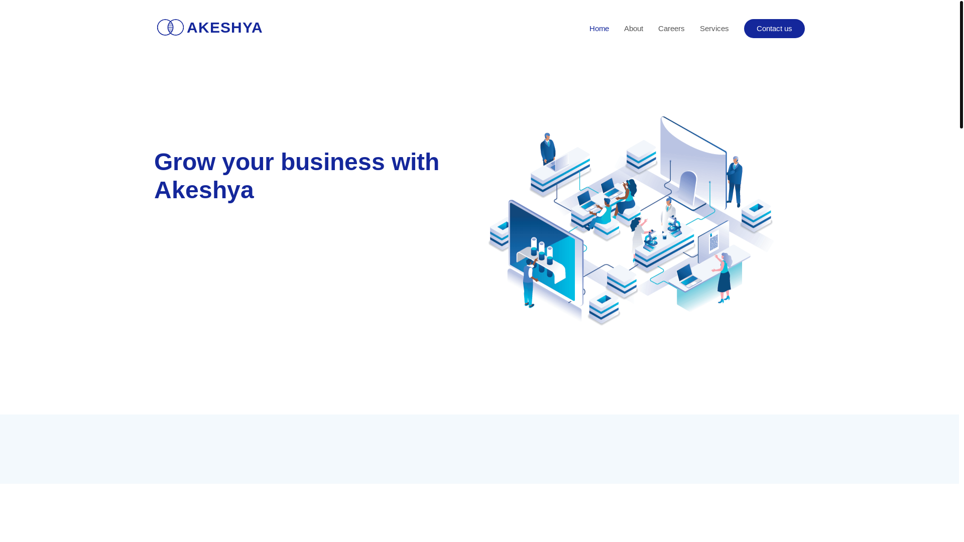 website screenshot of https://akeshyaorg.pages.dev/