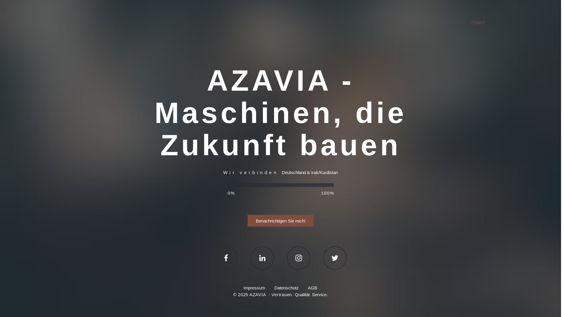 website screenshot of https://azavia.de/