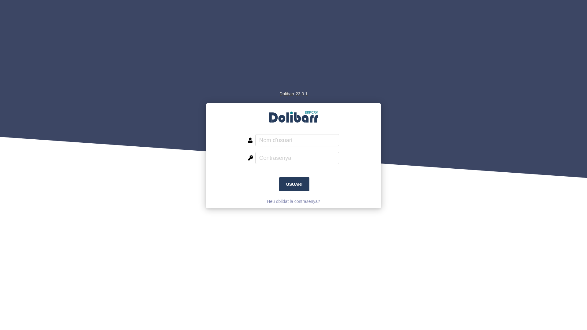 website screenshot of https://dolibarrdemo.net/
