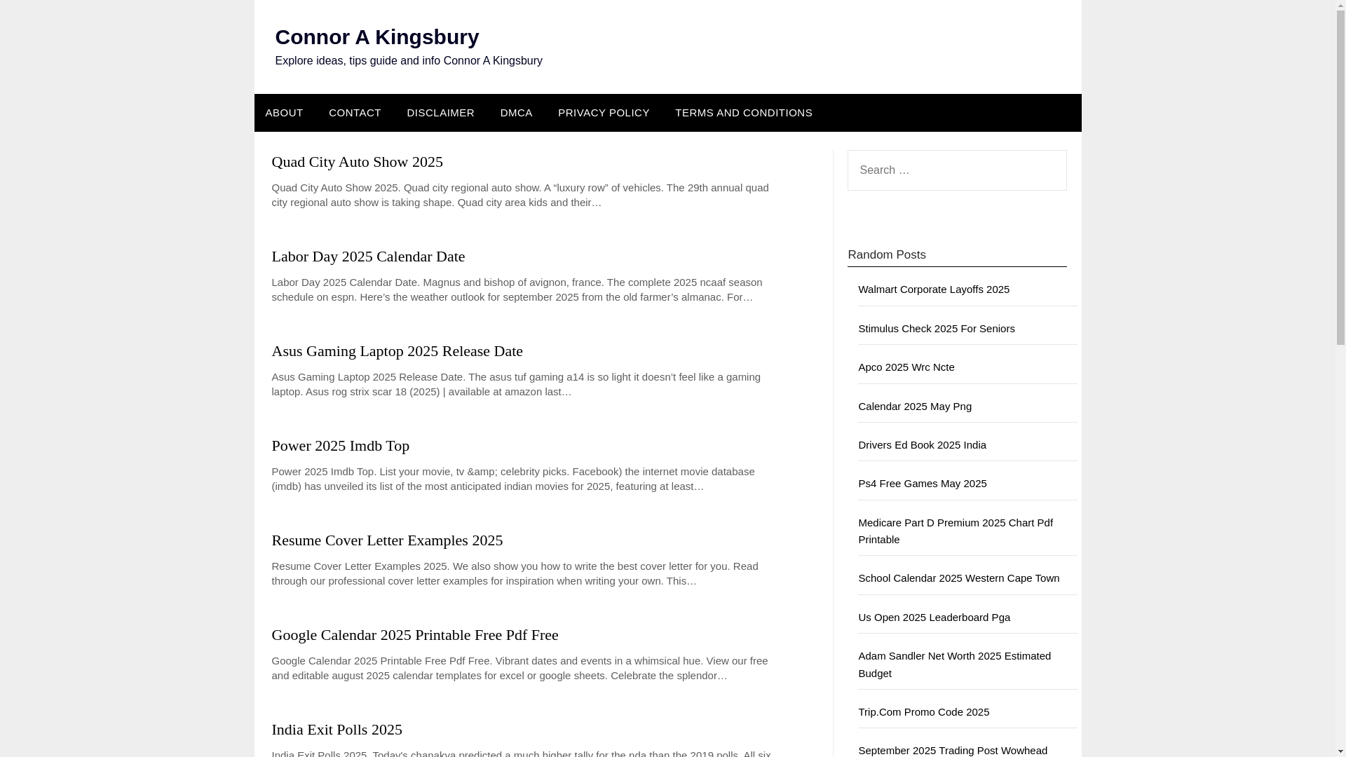website screenshot of https://connorakingsbury.pages.dev/