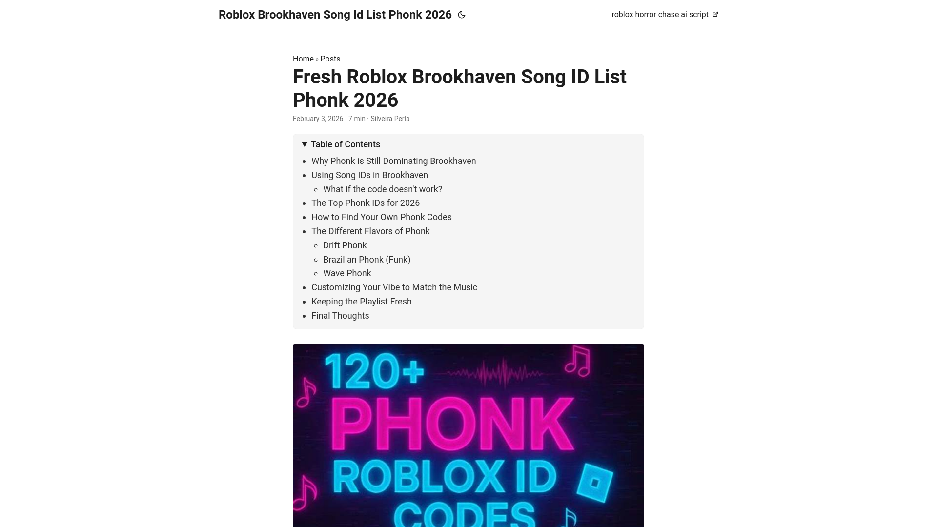 website screenshot of https://roblox-brookhaven-song-id-list-phonk-2026.pages.dev/