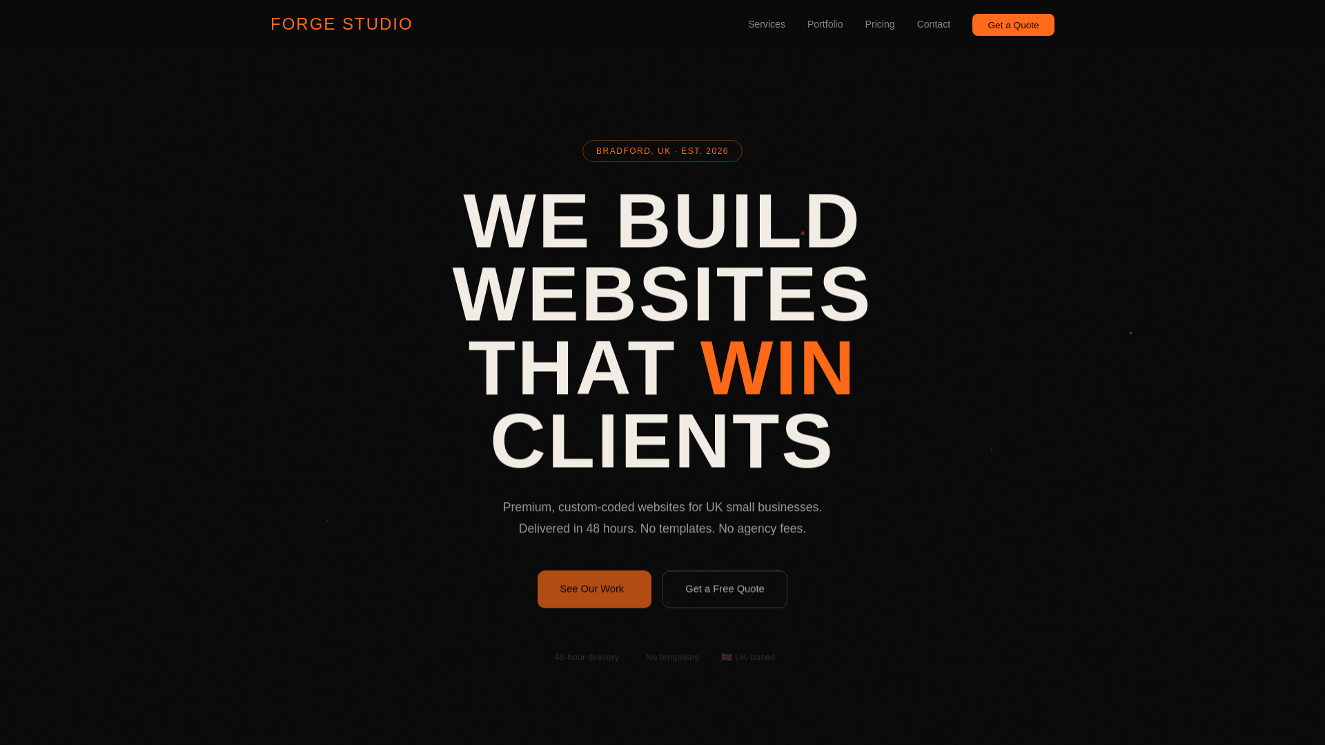 website screenshot of https://forge-studio-blq.pages.dev/