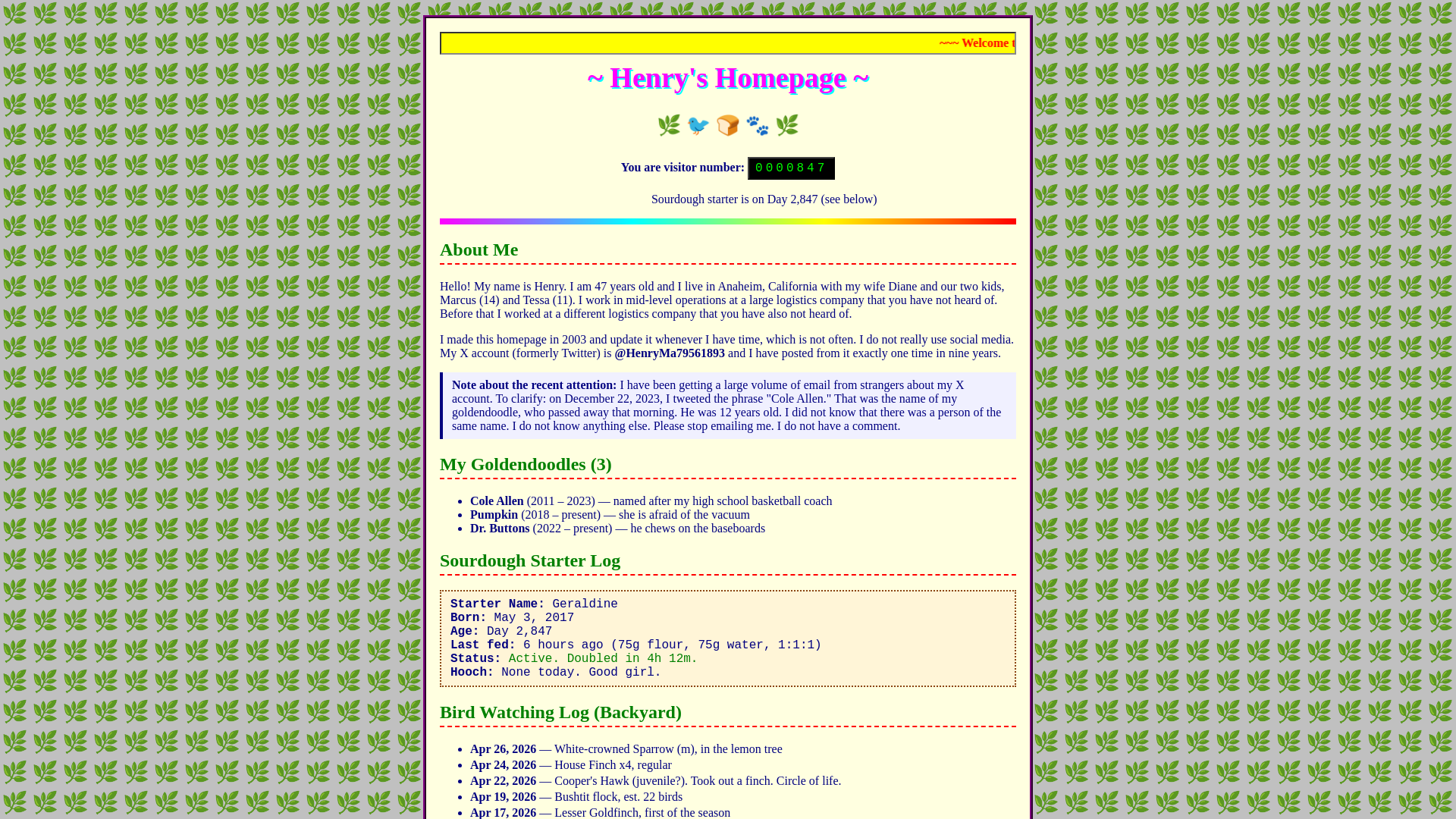website screenshot of https://henryma79561893.com/