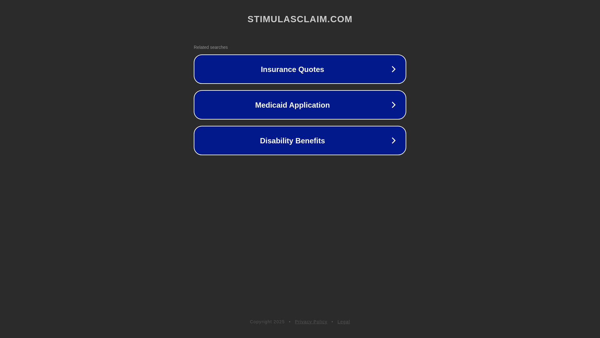website screenshot of https://stimulasclaim.com/