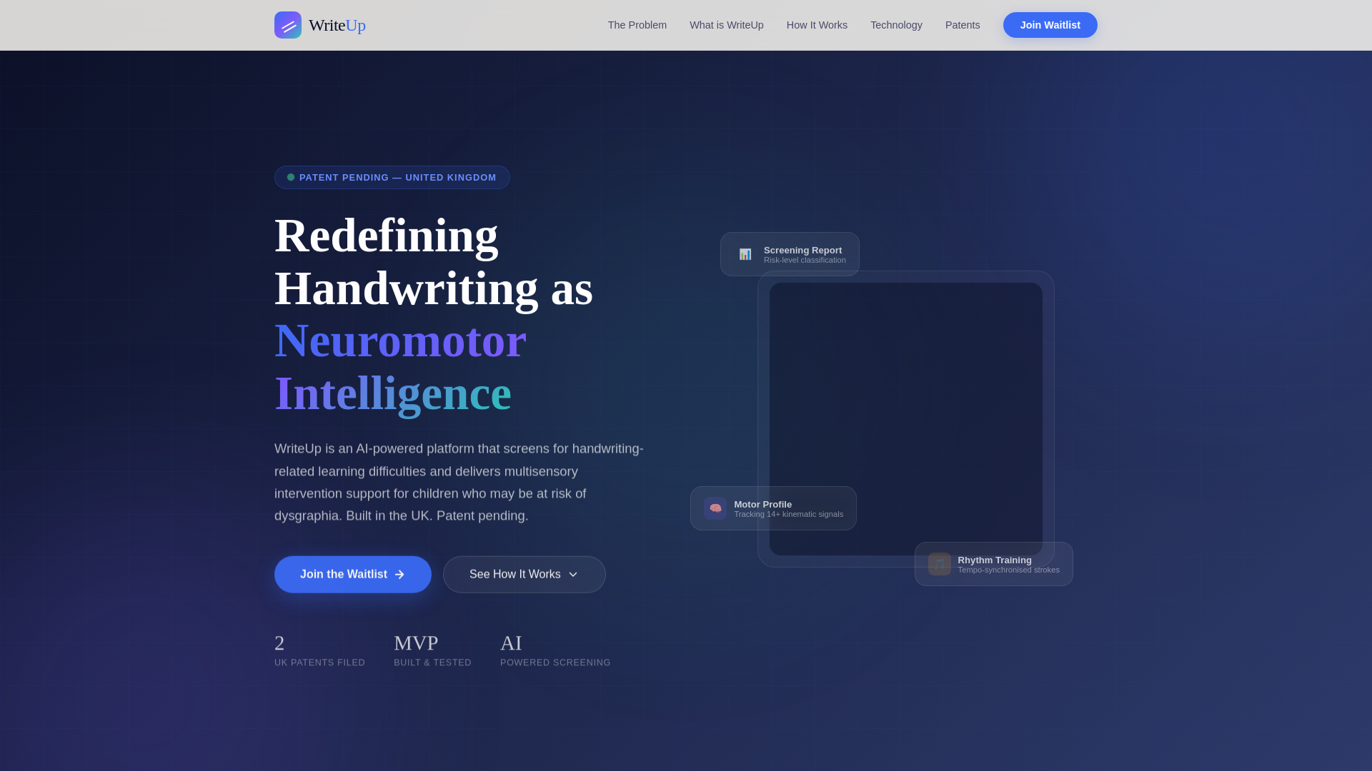 website screenshot of https://writeup.website/