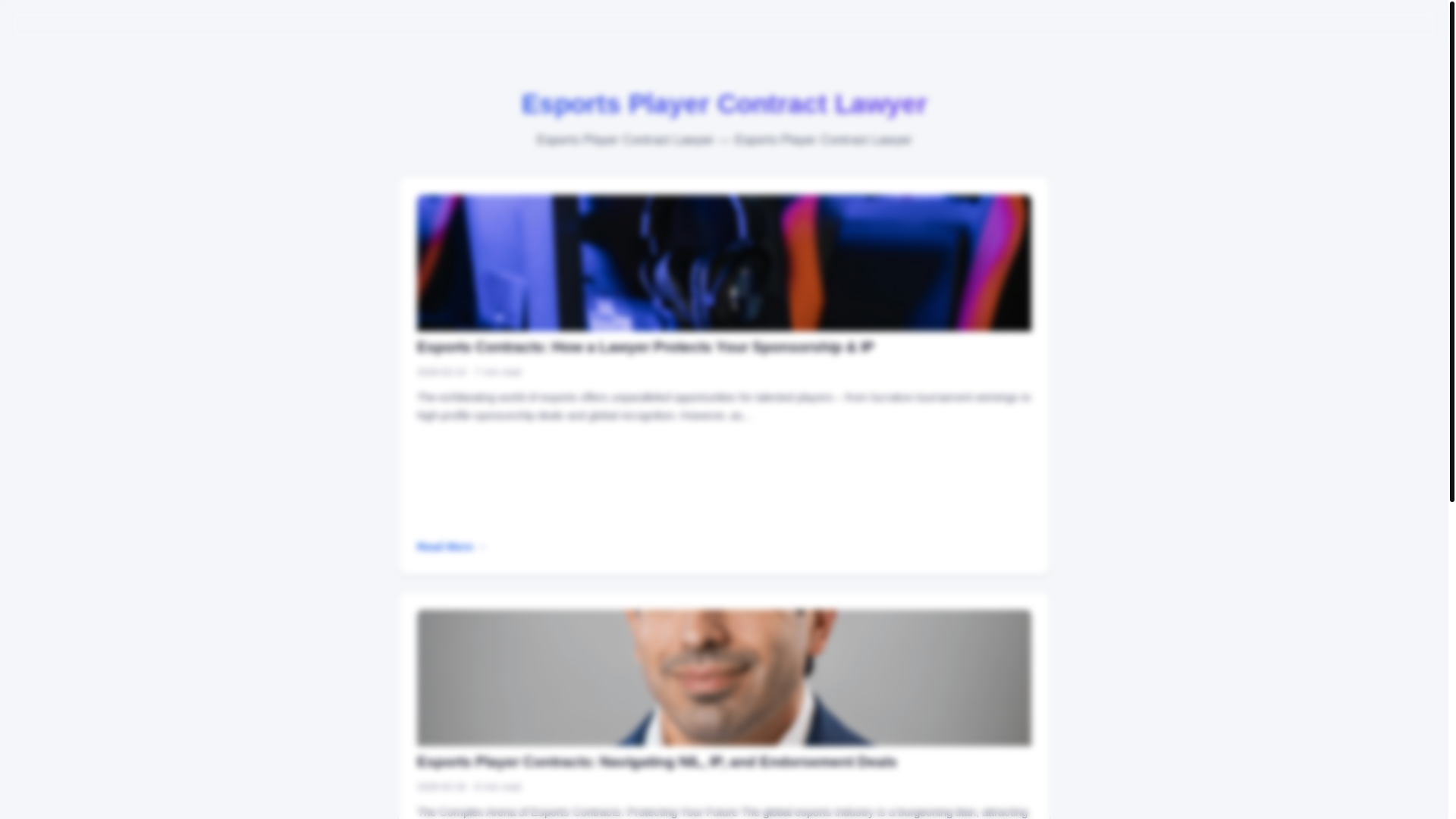 website screenshot of https://esports-player-contract-lawyer.pages.dev/