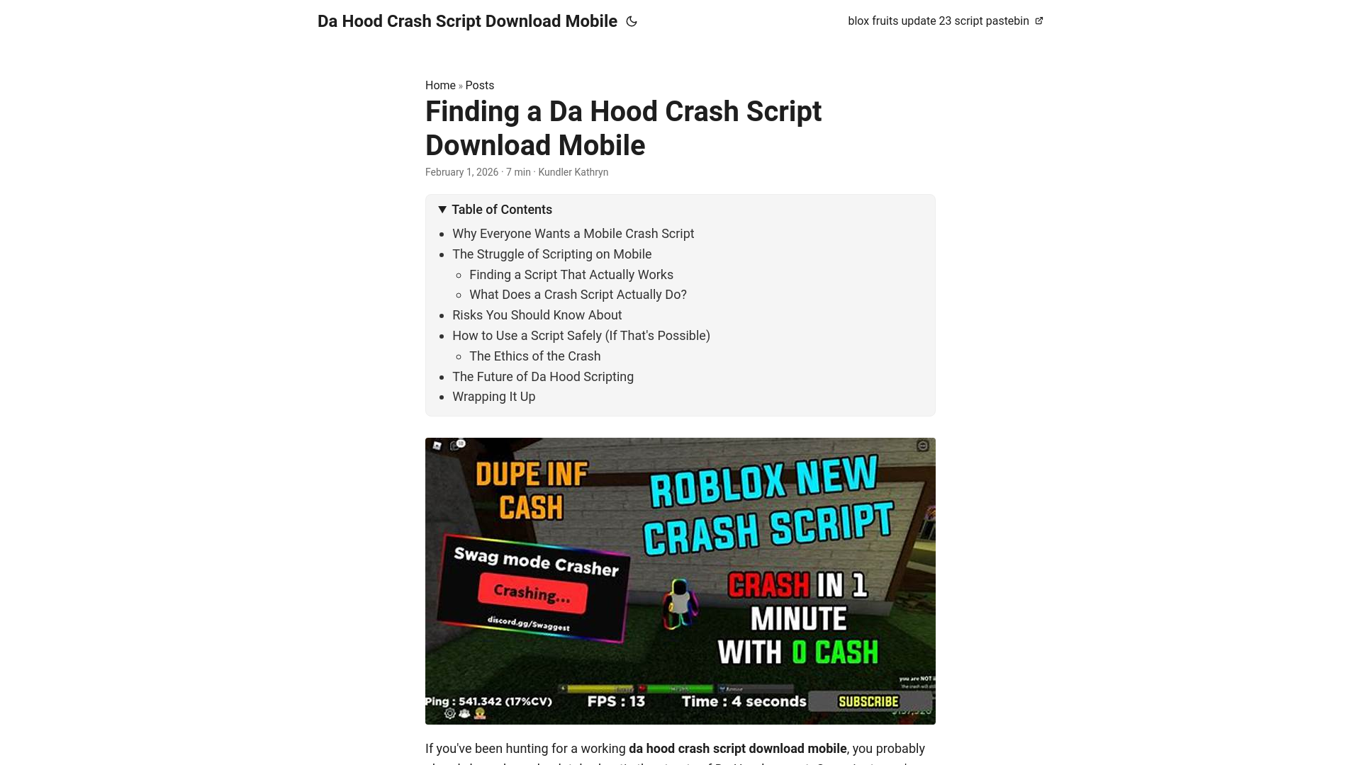 website screenshot of https://da-hood-crash-script-download-mobile.pages.dev/