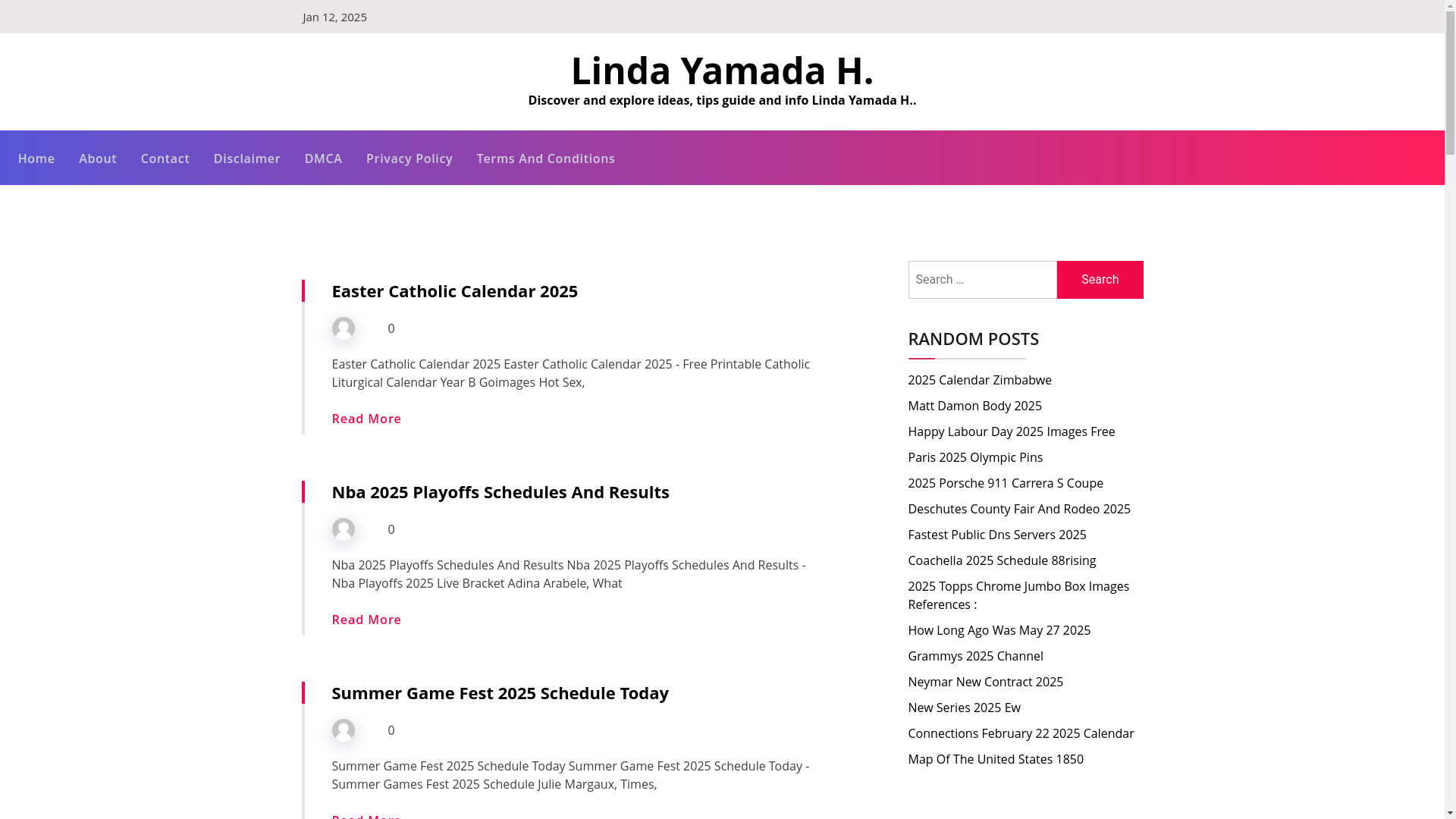 website screenshot of https://lindayamadah.pages.dev/