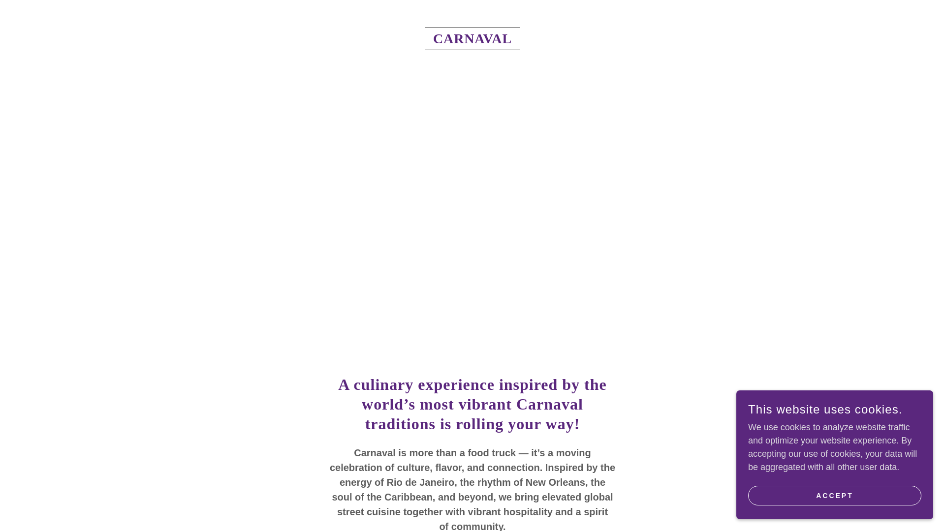 website screenshot of https://the-carnaval.com/