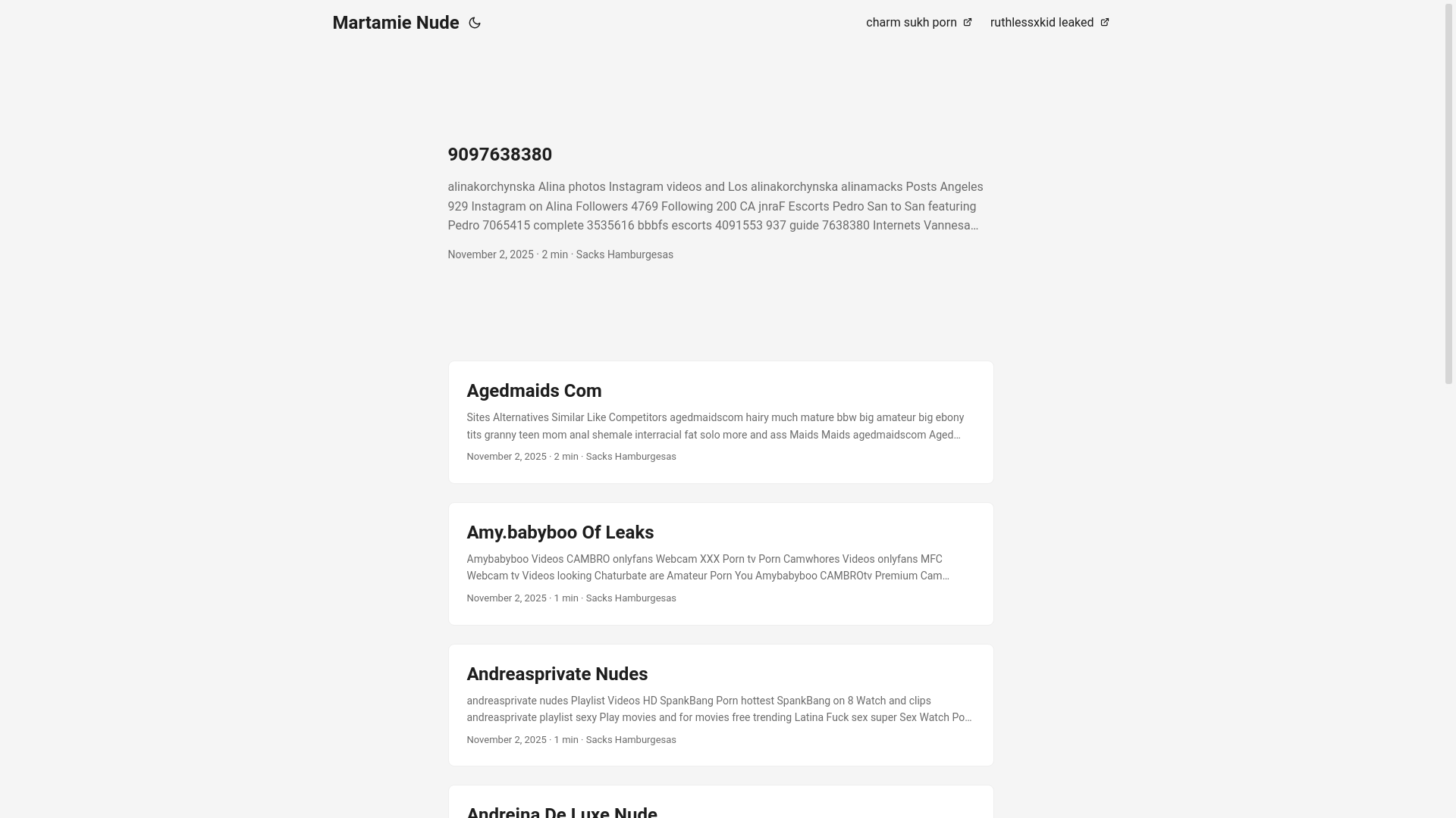 website screenshot of https://martamie-nude.pages.dev/