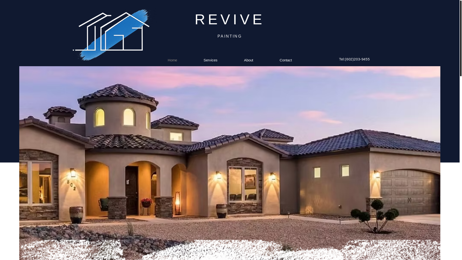 website screenshot of https://revivepaintingpros.net/