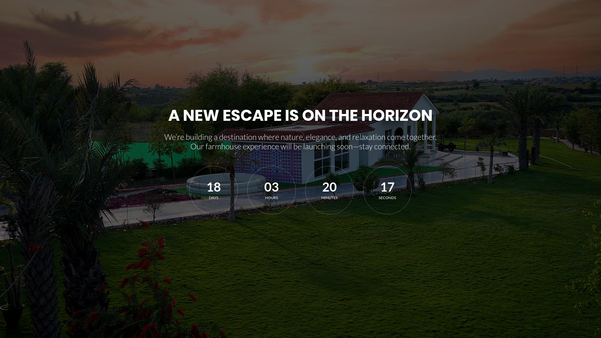 website screenshot of https://abbasfarmhouse.com/