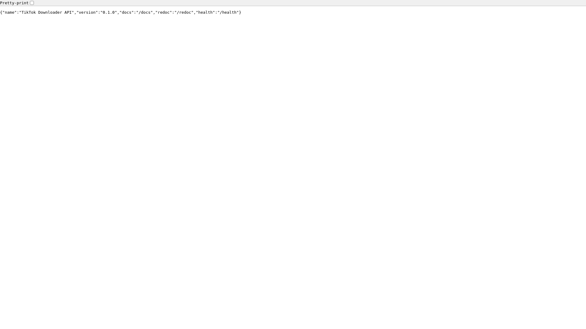 website screenshot of https://tiktok-downloader-api-gc6tz.sevalla.app