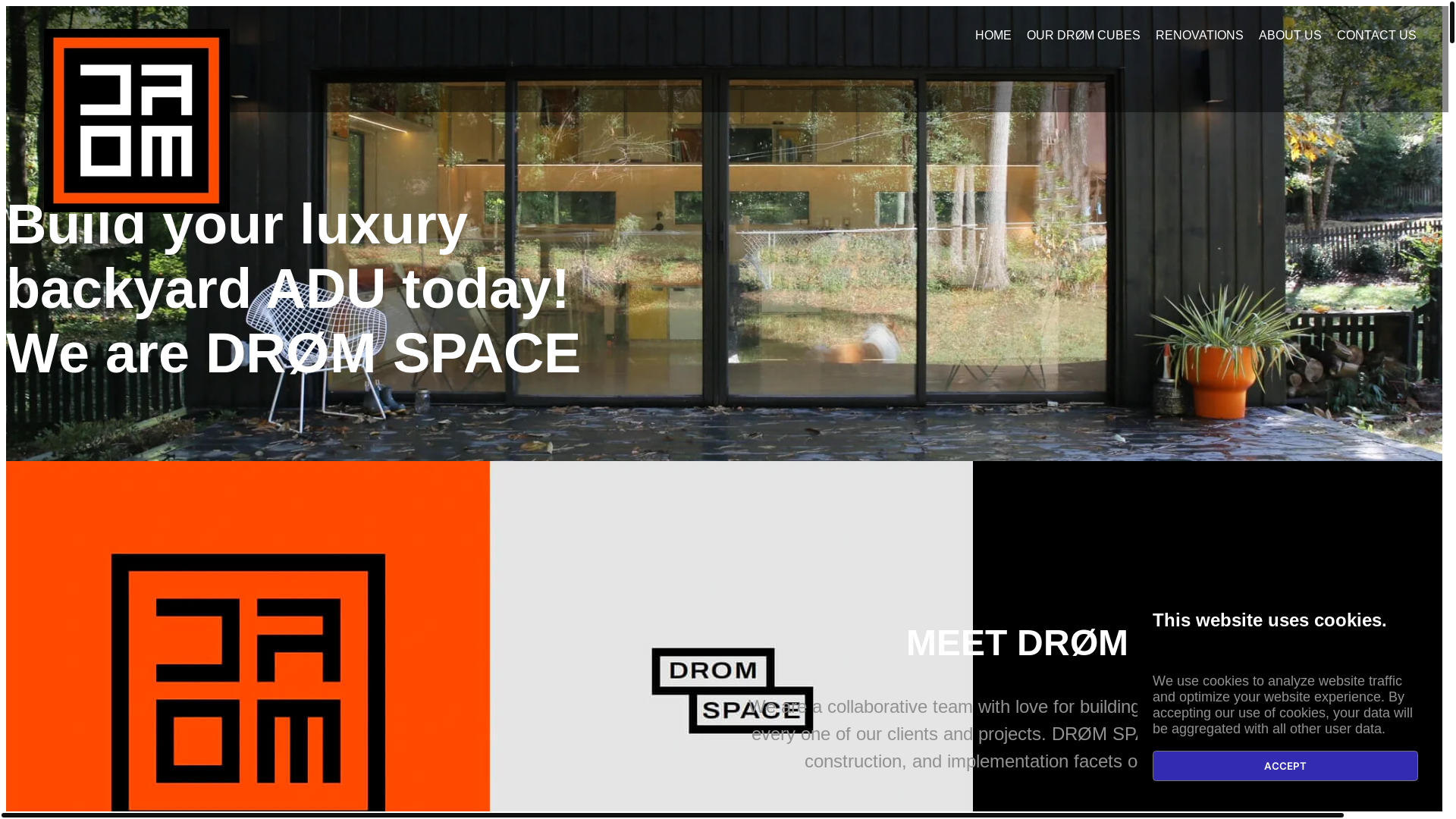 website screenshot of https://dromspace.pages.dev/