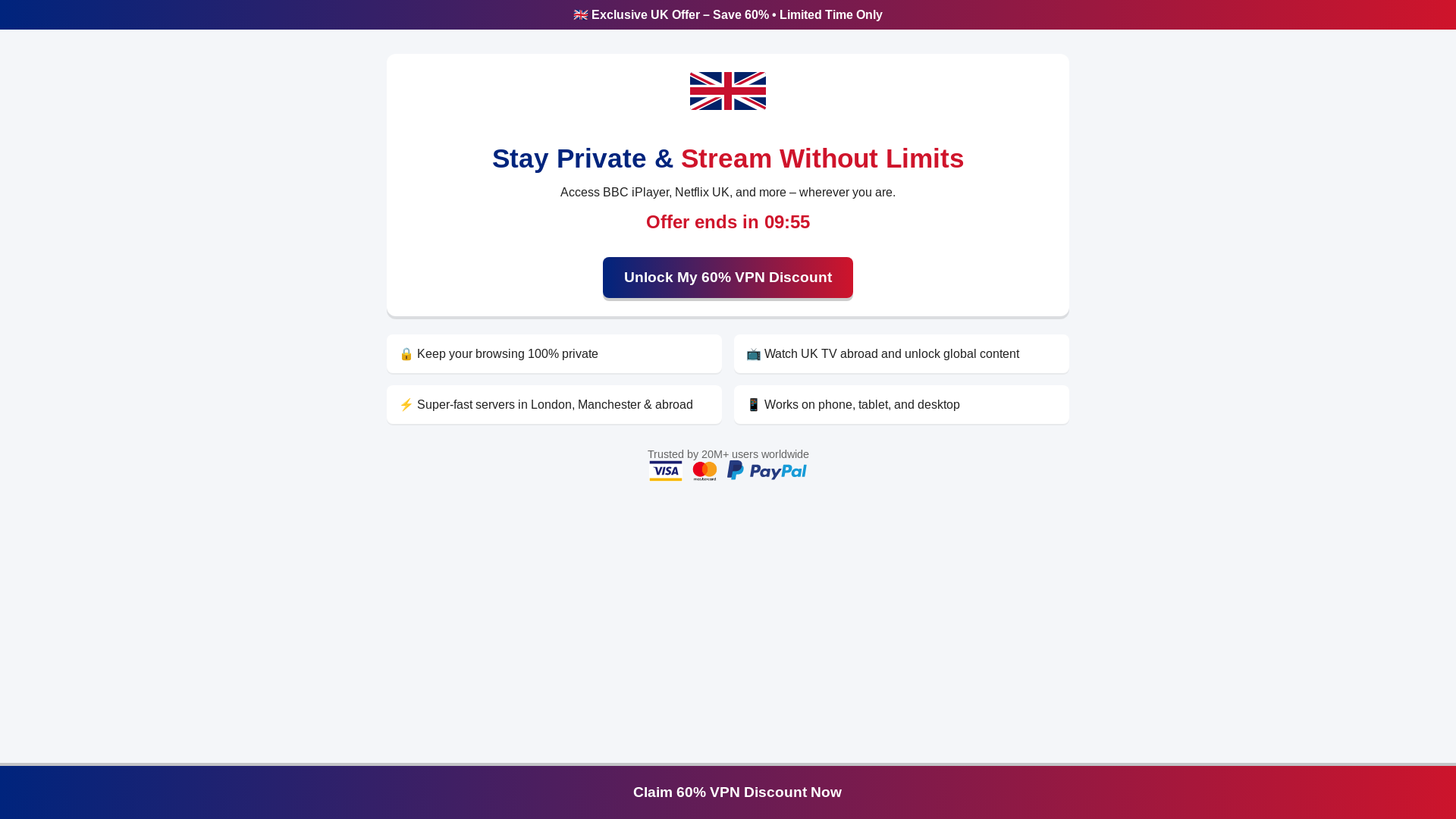 website screenshot of https://ukvpn.pages.dev/