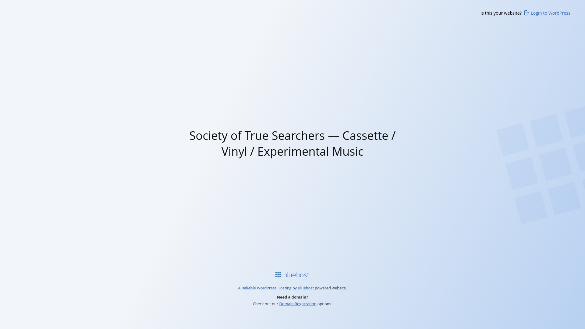 website screenshot of https://societyoftruesearchers.com