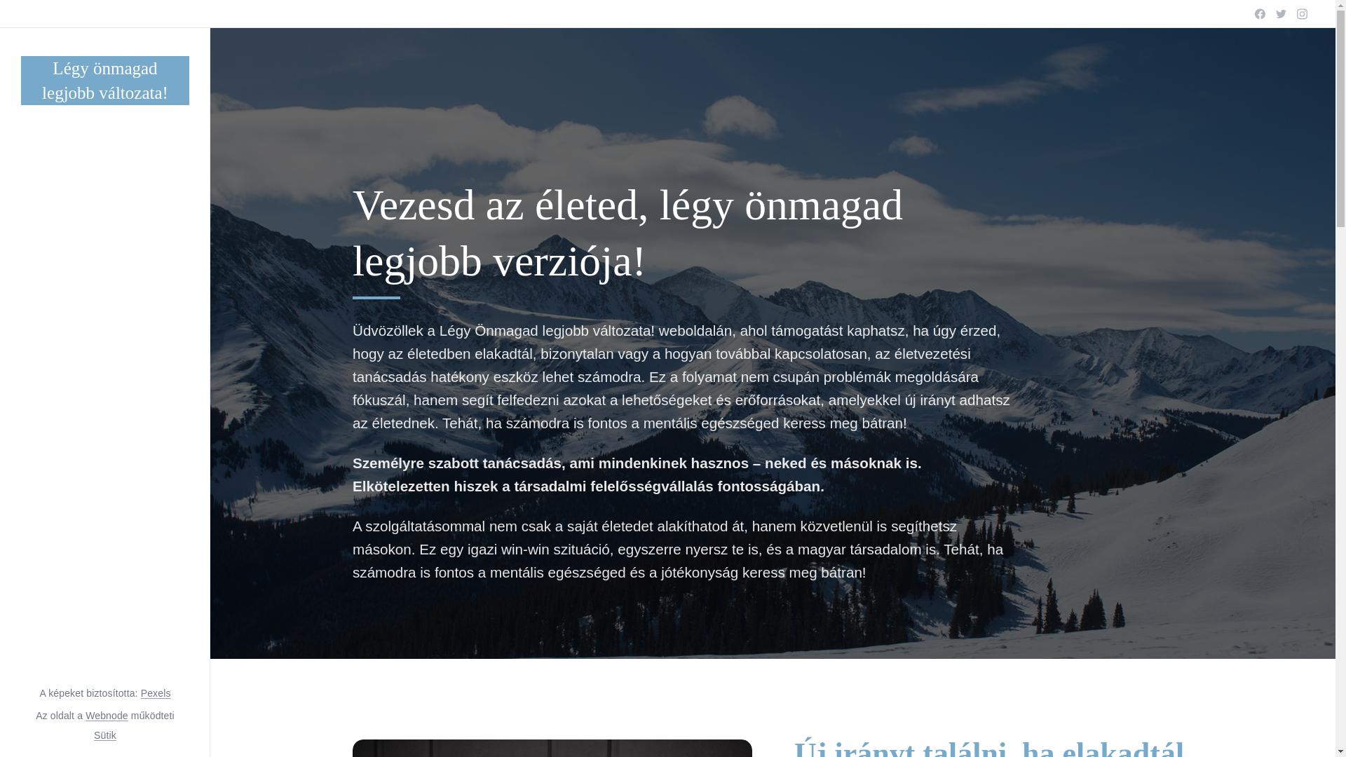 website screenshot of https://eletedvezetese.hu/
