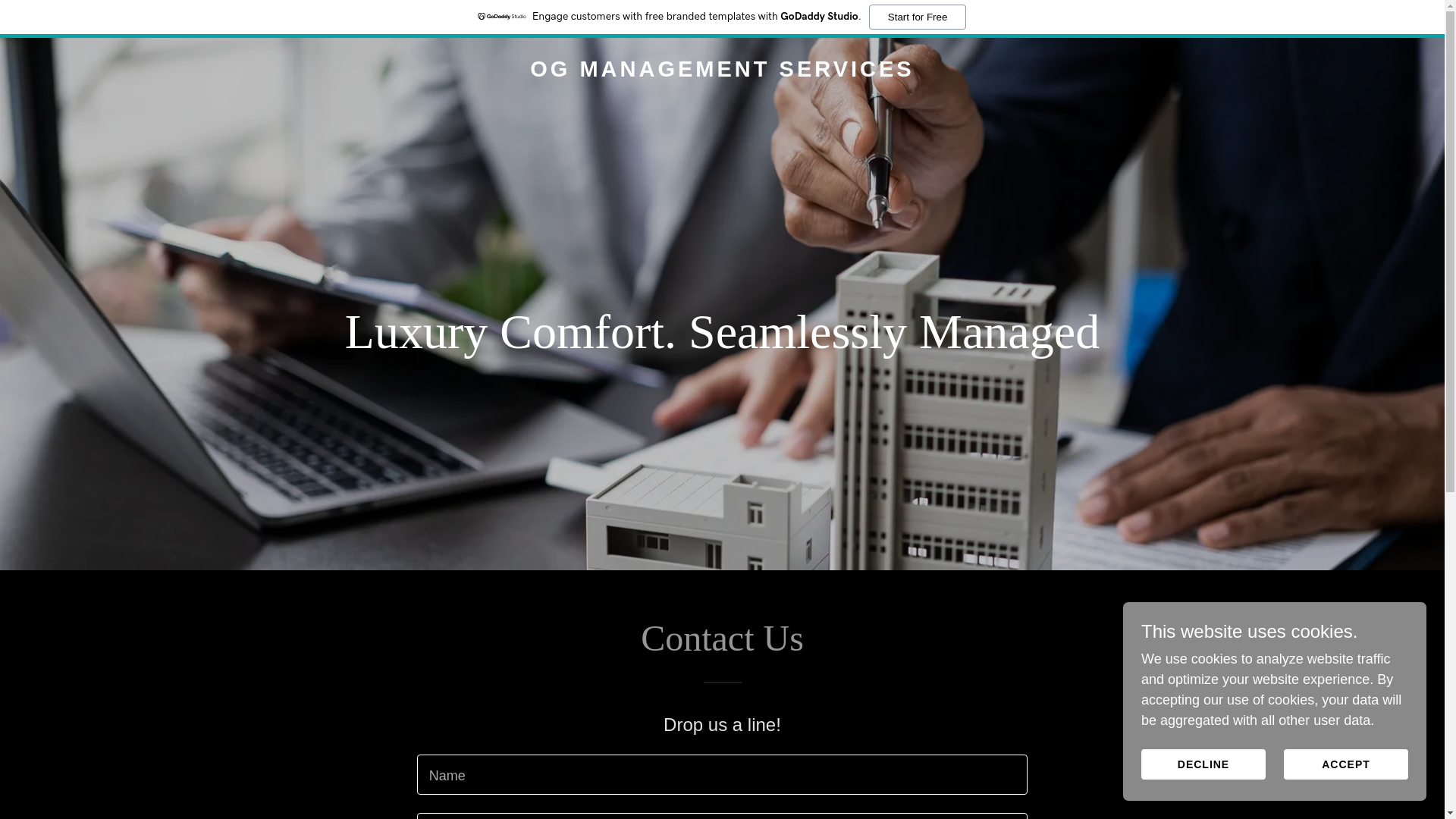 website screenshot of https://ogmanagementservices.com/