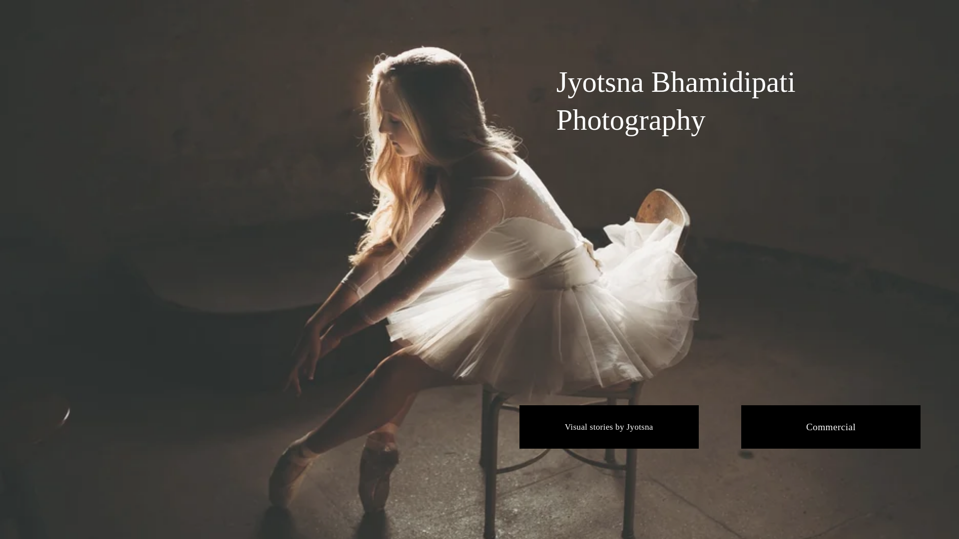 website screenshot of https://visualstoriesbyjyotsna.com