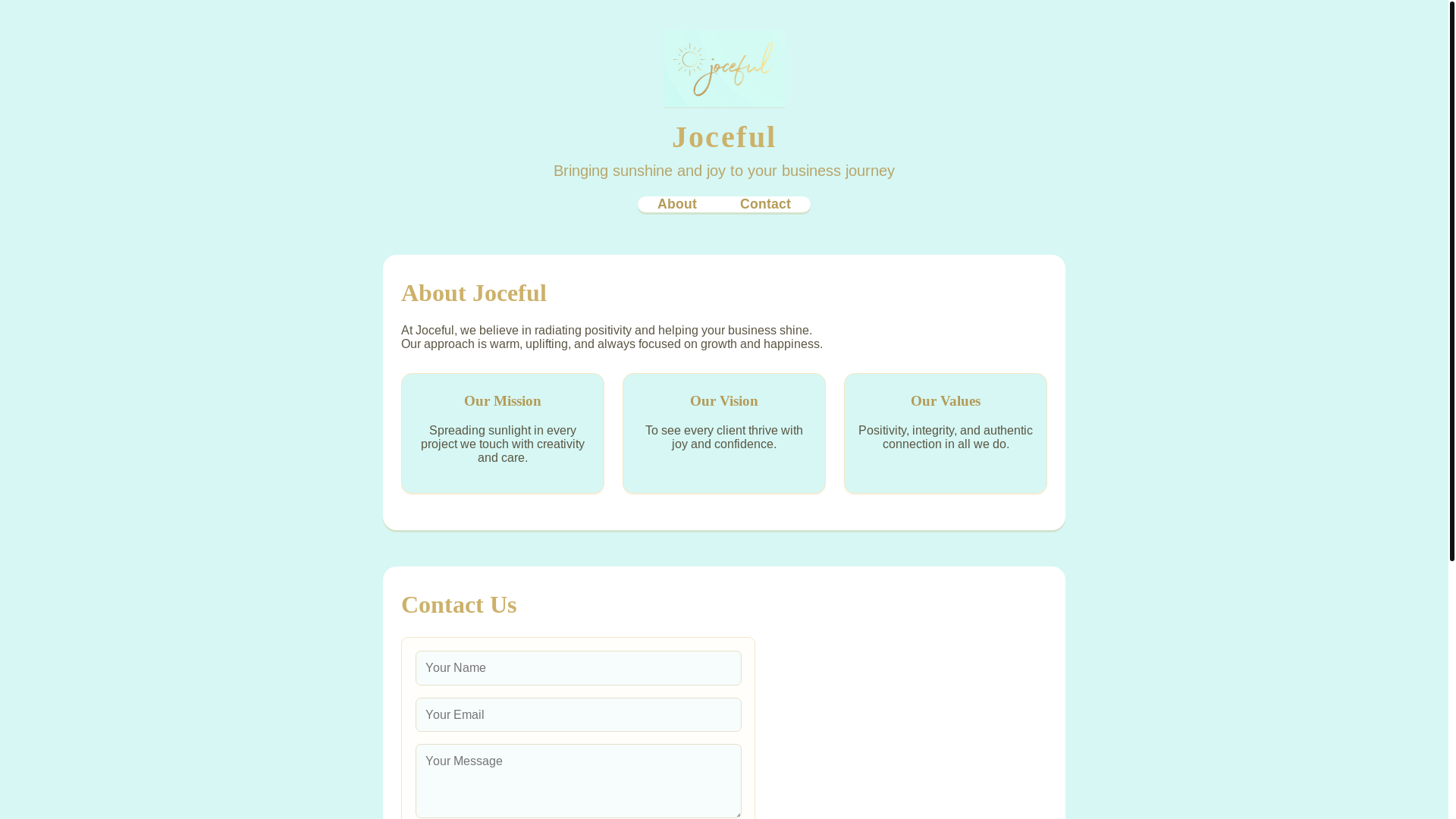 website screenshot of https://joceful-site.pages.dev/