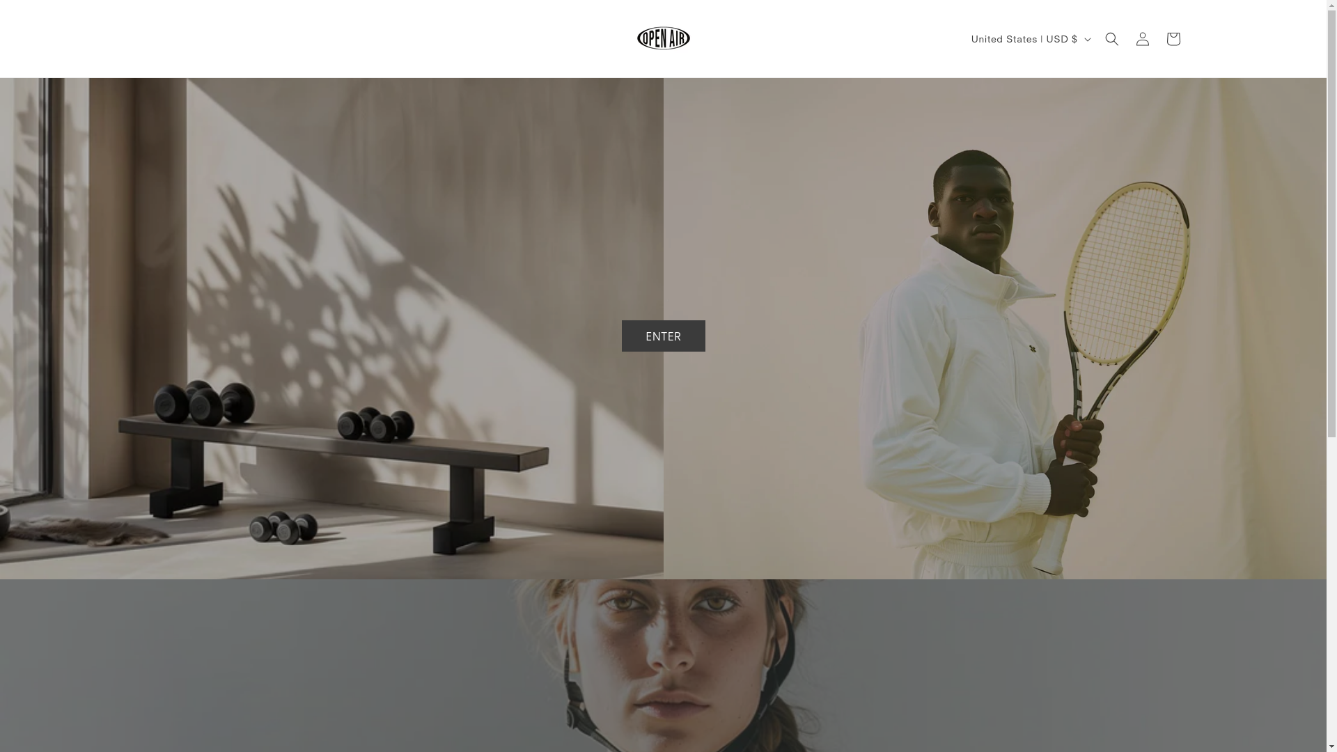 website screenshot of https://openairlosangeles.com/