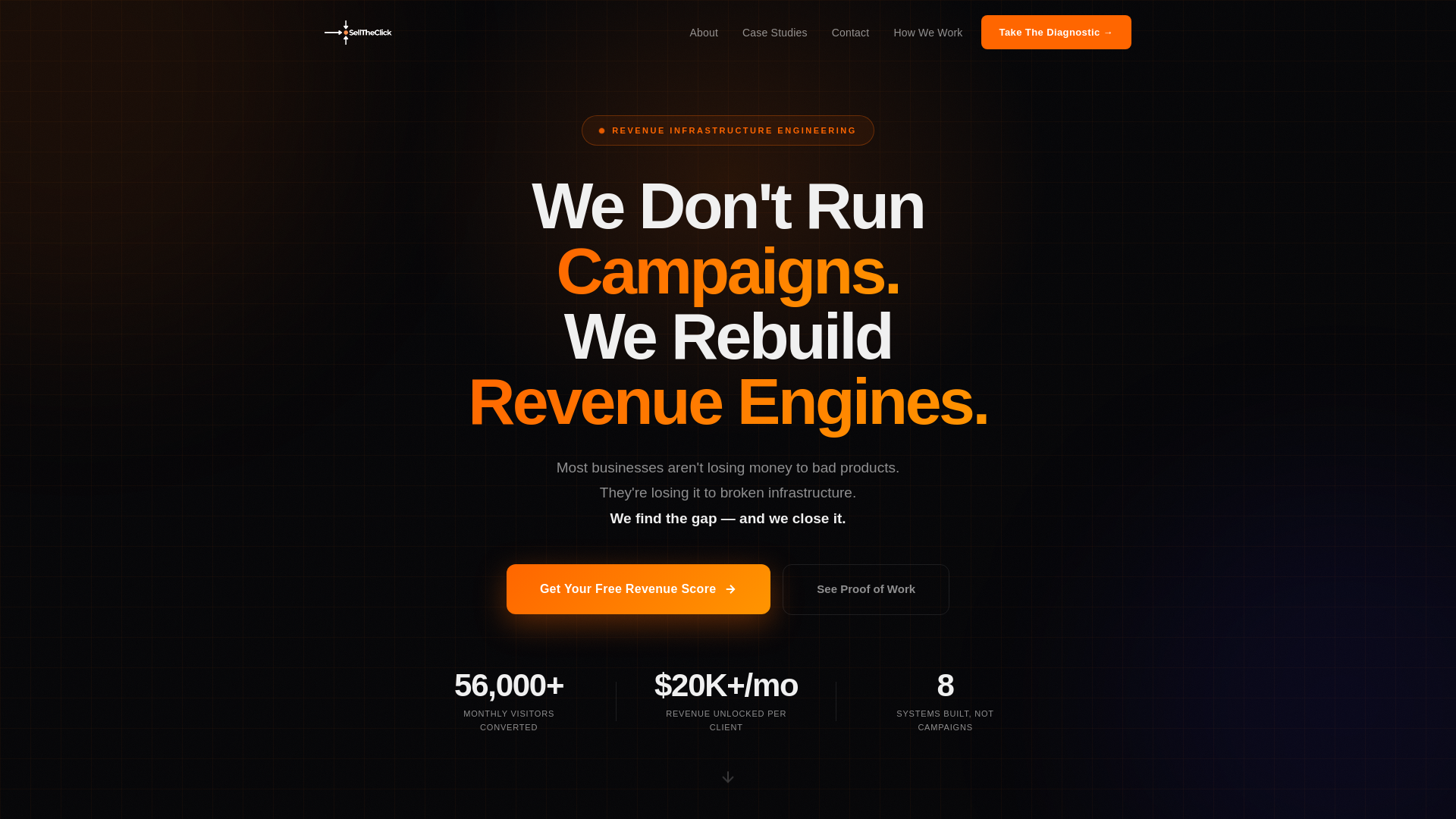 website screenshot of https://selltheclickcore.pages.dev/