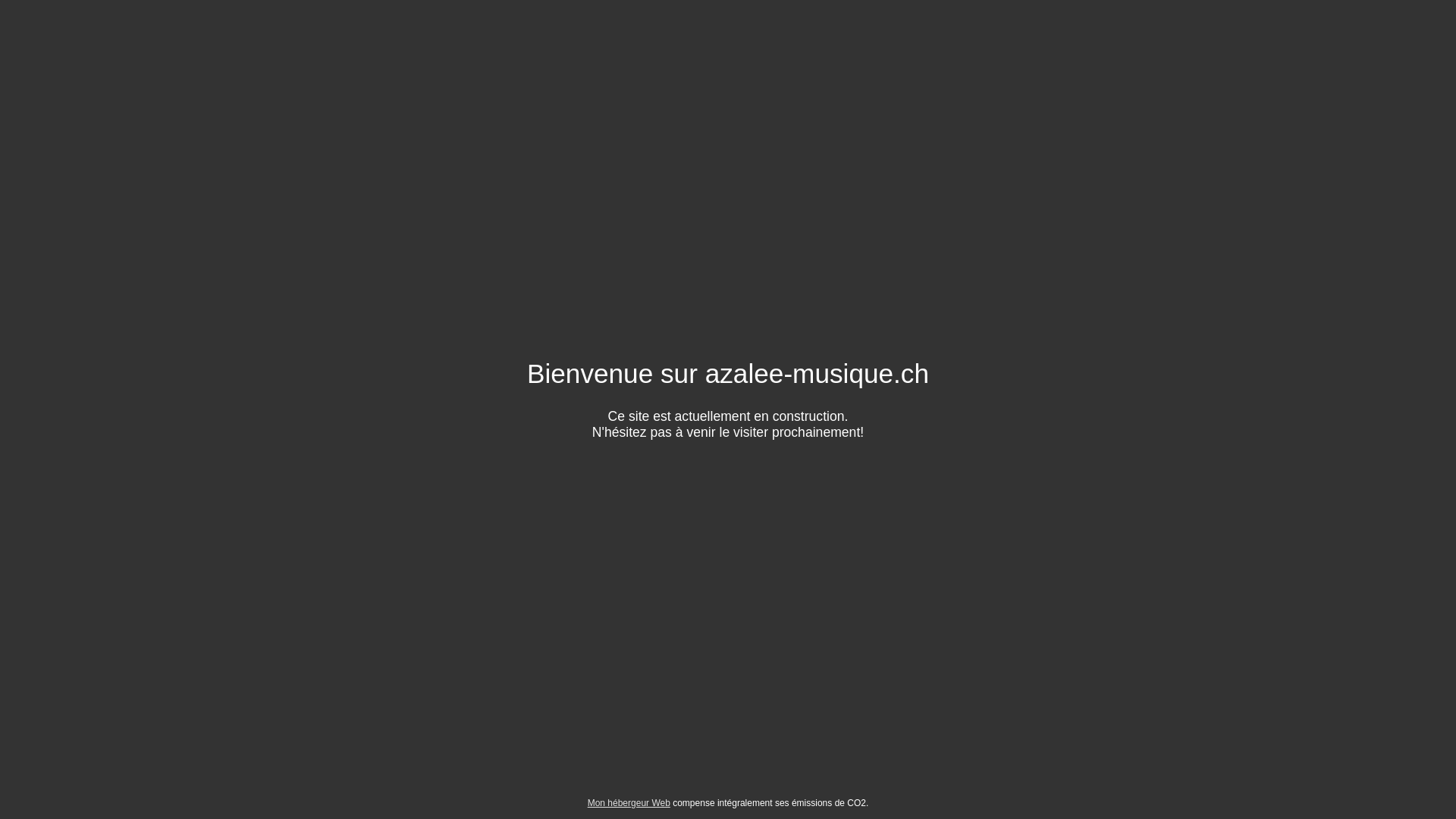 website screenshot of https://azalee-musique.ch/