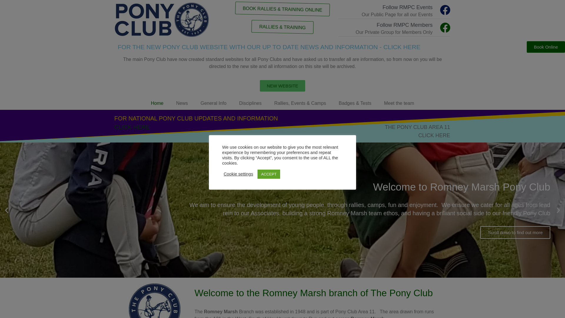 website screenshot of https://romneymarshponyclub-co-uk.pages.dev/