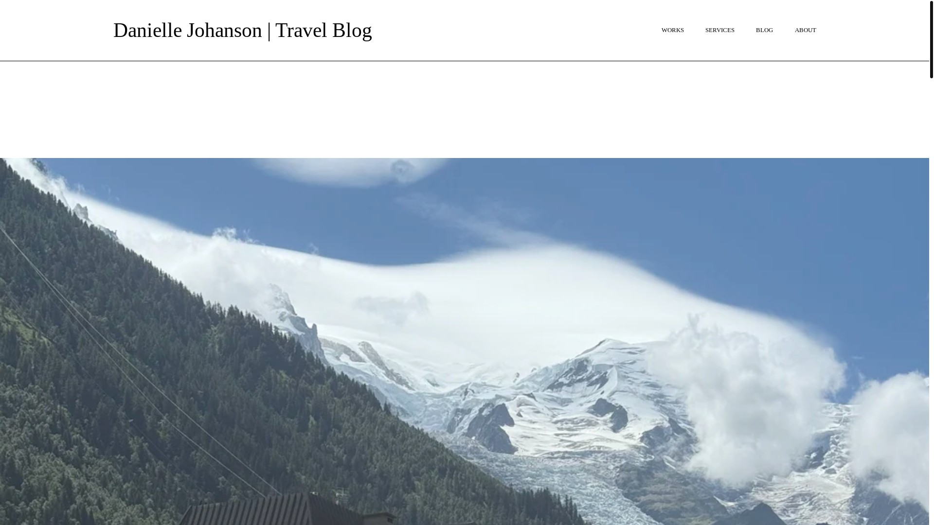 website screenshot of https://daniellejohansontravelblog.com/