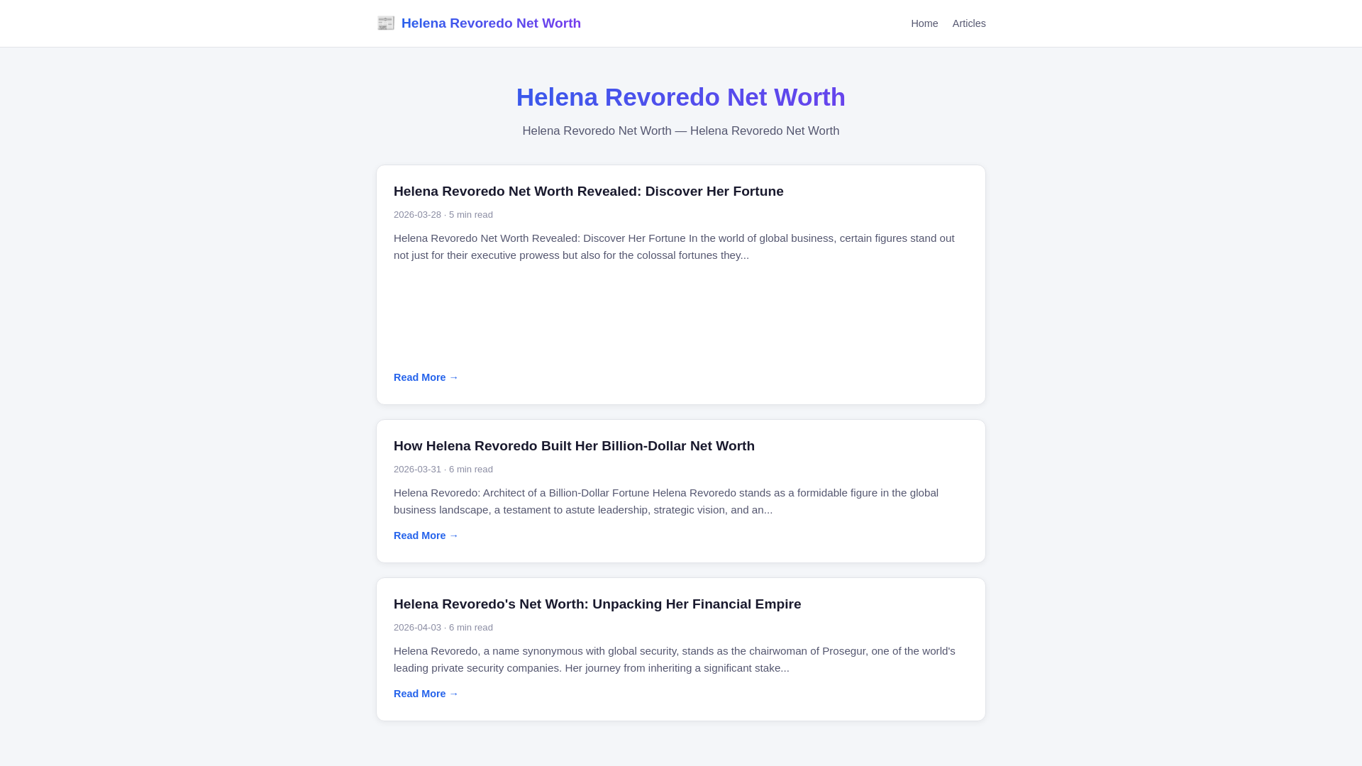 website screenshot of https://helena-revoredo-net-worth.pages.dev/