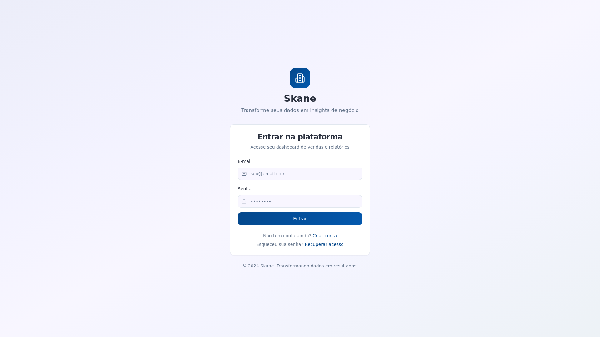 website screenshot of https://skaneapp.com/