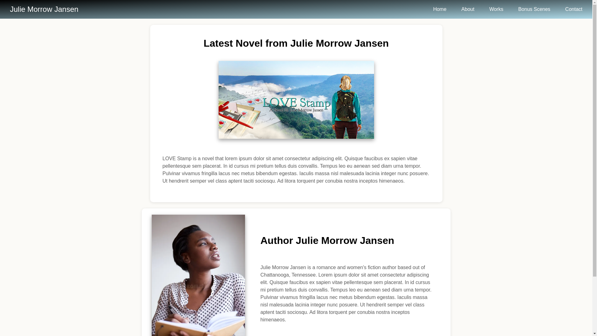 website screenshot of https://jjansenauthorsite.pages.dev/