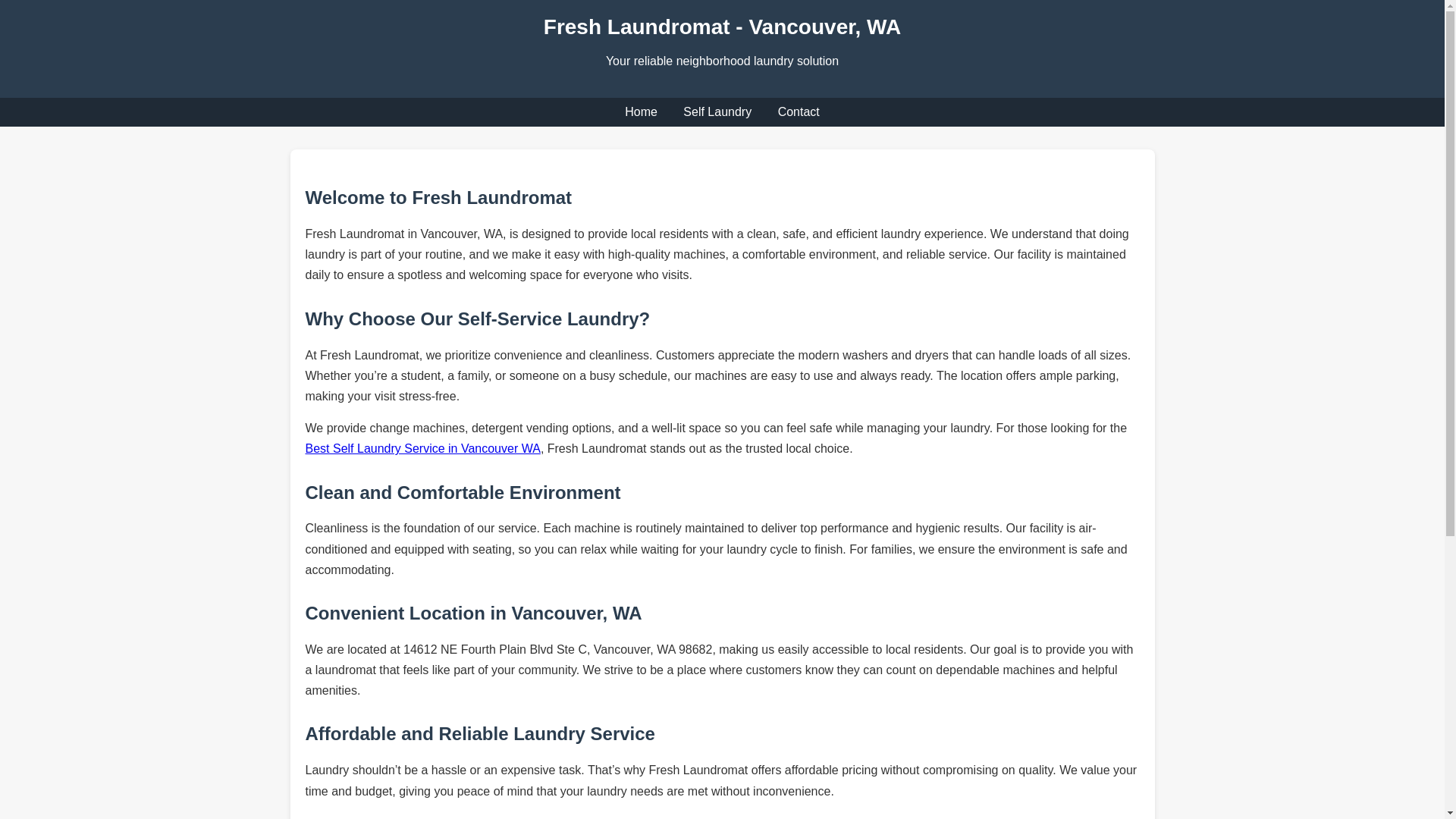 website screenshot of https://best-self-laundry-service-vancouver-wa.pages.dev/
