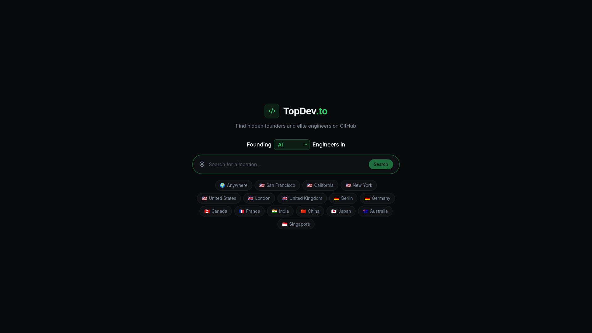 website screenshot of https://topfounder.ai/
