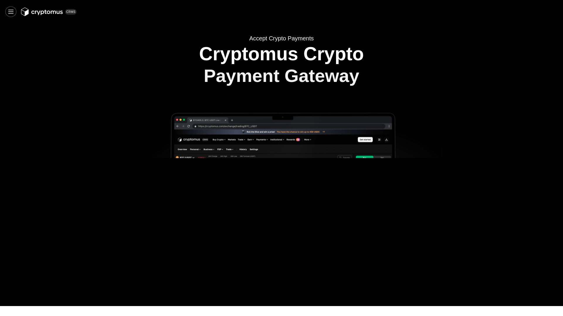 website screenshot of https://invoice-crypomus.com