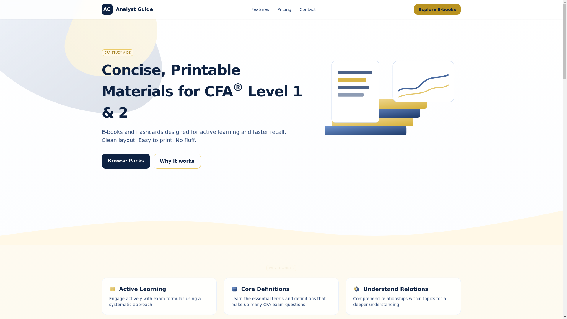 website screenshot of https://analyst-guide.pages.dev/