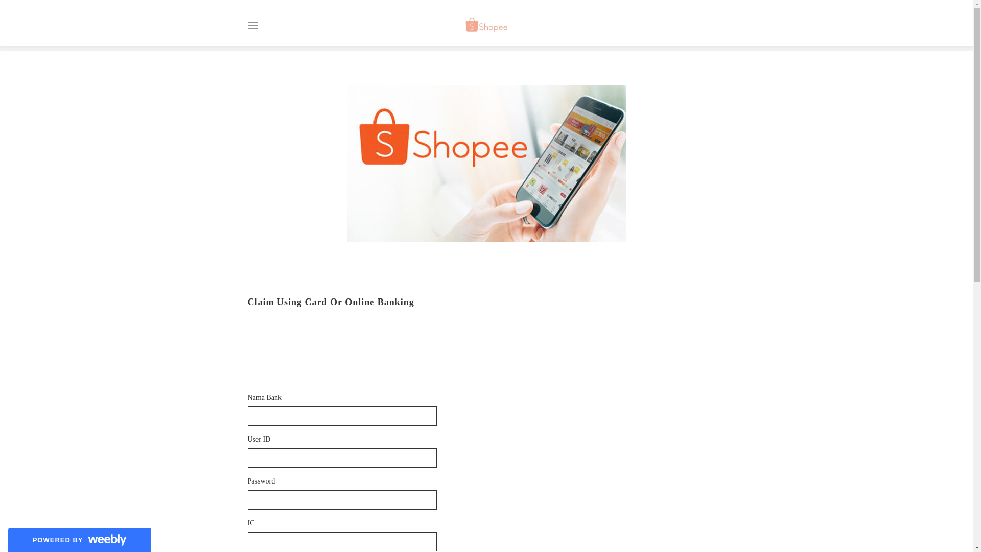 website screenshot of https://baucarshopee1423.weebly.com/