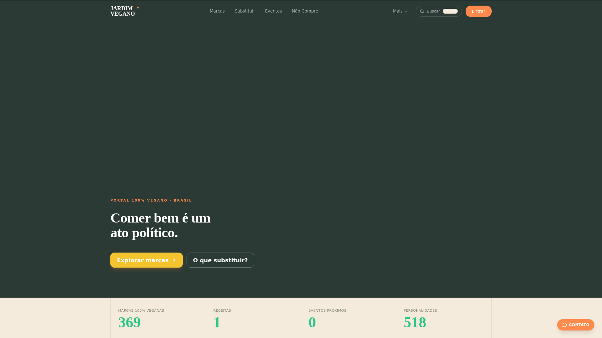 website screenshot of https://jardim-vegano.pages.dev/