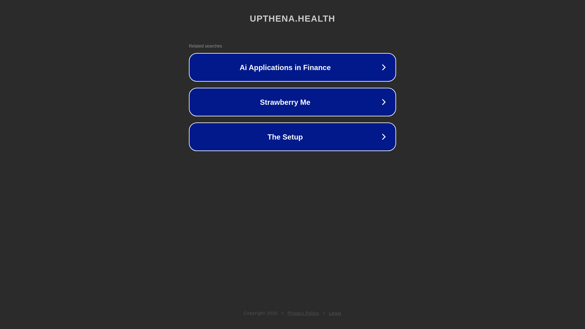 website screenshot of https://upthena.health/