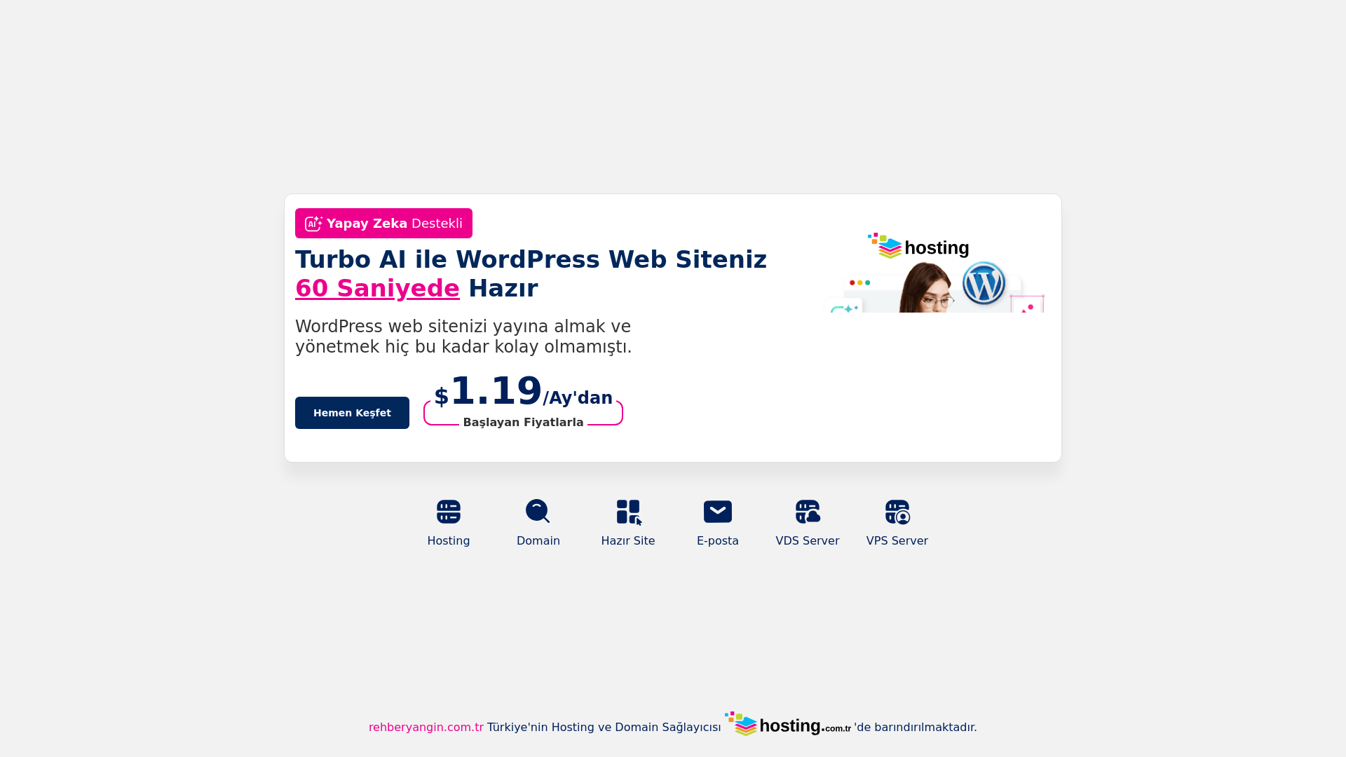 website screenshot of https://rehberyangin.com.tr/