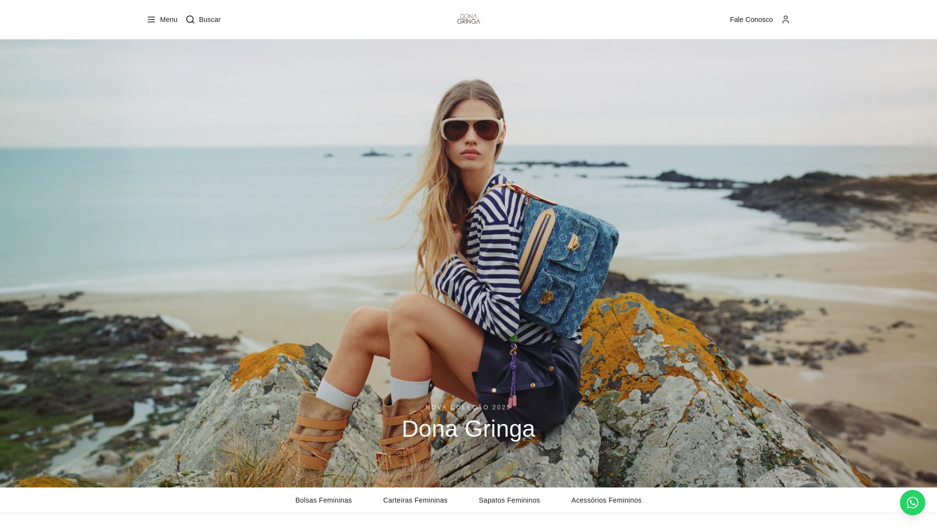 website screenshot of https://donagringaes.com.br/