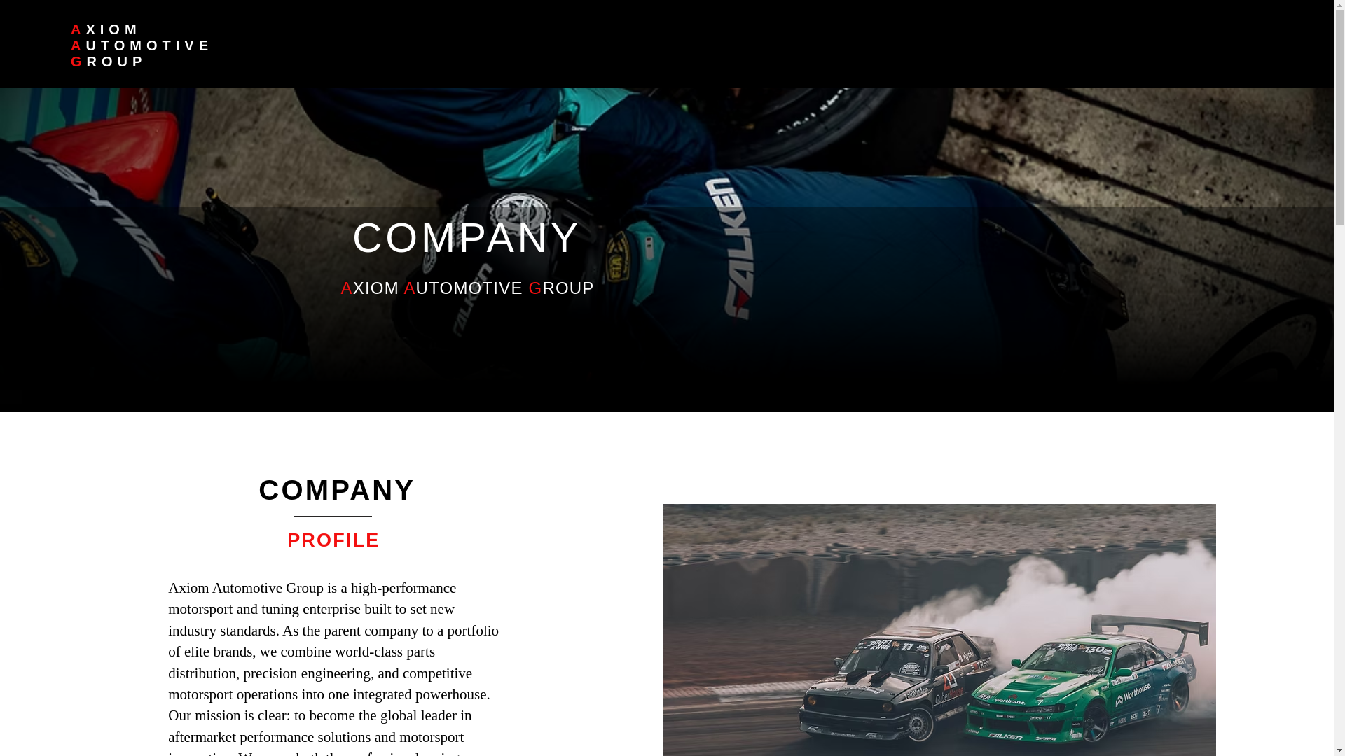 website screenshot of https://axiomautomotivegroup.com/