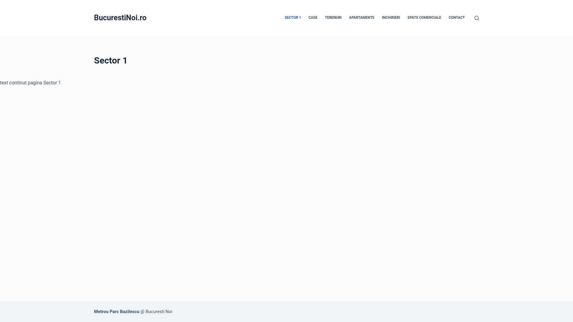 website screenshot of https://bucurestinoi.ro
