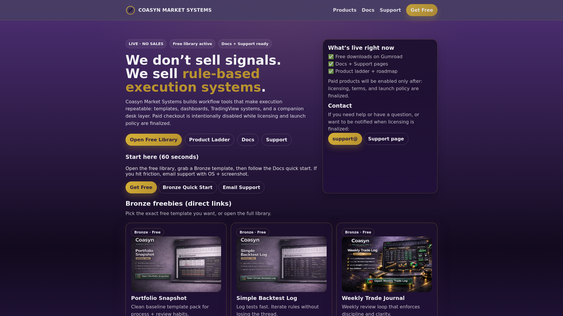 website screenshot of https://coasynmarketsystems-aom.pages.dev/