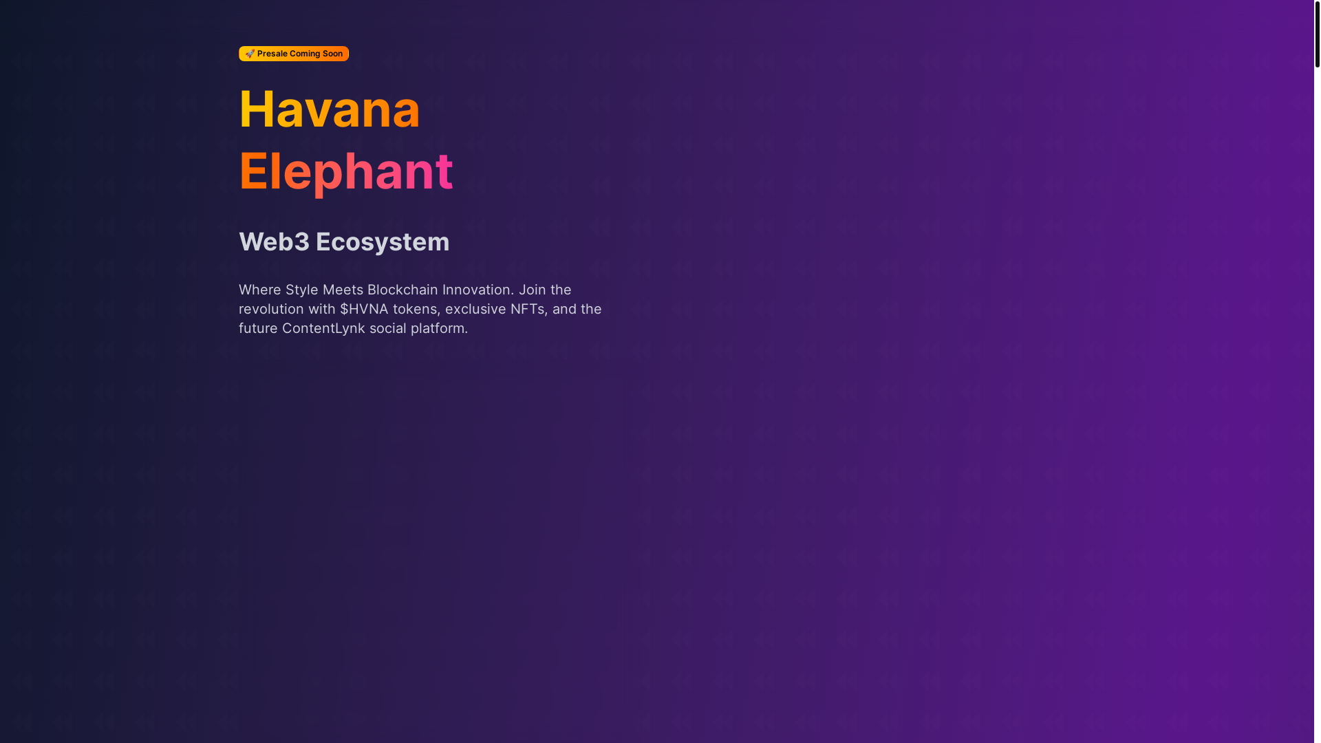 website screenshot of https://havanaelephant.com/